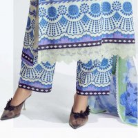 KIMORA PRESENT SOHNI BREEZE PURE COTTON LAWN WITH DIGITAL PRINT EMBROIDERY NECKLINE UNIQUE COLOR COMBINATION PAKISTANI SUITS