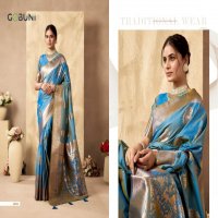 SABYASACHI BY GOBUNI TRADITIONAL RICH PALLU SILK SAREE FOR WOMENS