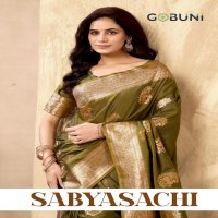 SABYASACHI BY GOBUNI TRADITIONAL RICH PALLU SILK SAREE FOR WOMENS