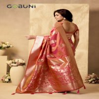 SABYASACHI BY GOBUNI TRADITIONAL RICH PALLU SILK SAREE FOR WOMENS