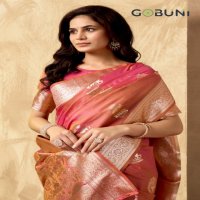 SABYASACHI BY GOBUNI TRADITIONAL RICH PALLU SILK SAREE FOR WOMENS