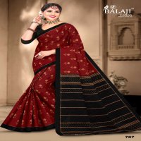 BALAJI COTTON IKKAT MASLEEN VOL 1 COMFY WEAR FANCY SAREES
