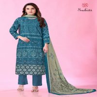 SUDRITI GULZAR VIBES WHOLESALE PURE COTTON LAWN DIGITAL PRINT WITH KHATLI WORK CLASSY LOOK SUITS
