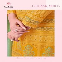 SUDRITI GULZAR VIBES WHOLESALE PURE COTTON LAWN DIGITAL PRINT WITH KHATLI WORK CLASSY LOOK SUITS