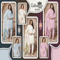 LAXURIA D.NO 1370 READYMADE BRAND NEW PAKISTANI TOP BOTTOM DUPATTA COLLECTION