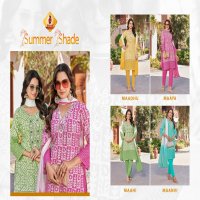 SHRUTI SUITS SUMMER SHADES COTTON FULLY STITCH ELEGANCE STYLE 3PCS DRESS