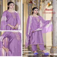 MASTER BHOOMIKA VERTICAN SILK GORGEOUS LOOK READYMADE 3PCS DRESS