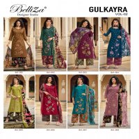 GULKAYRA VOL 2 BY BELLIZA DESIGNER JAM WITH EMBROIDERY WORK SUIT FOR WOMENS