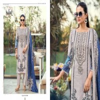 Ishaal Maira Vol-3 Wholesale Embroidered Patch Attached Lawn Dress Material