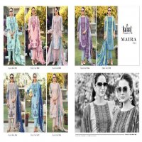 Ishaal Maira Vol-3 Wholesale Embroidered Patch Attached Lawn Dress Material