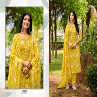 SBS BY SHUBHASH AMODINI WHOLESALE COTTON PRINTED UNIQUE COLOR COMBINATION FULLY STITCH SUITS