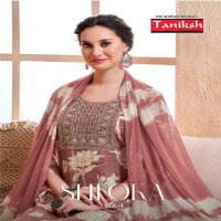 TANIKSH SHLOKA VOL-1 WHOLESALE RAYON FOIL PRINT FULLY STITCH ETHNIC STYLE SUITS FOR WOMENS