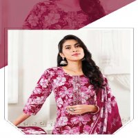 RADHIKA LIFESTYLE COTTON TRENDY VOL-2 WHOLESALE PURE COTTON PRINT WITH EMBROIDERY WORK READYMADE STYLISH LOOK DRESS