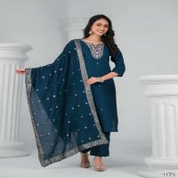 TANISHA VOL-23 WHOLESALE CHANDERI VISCOSE WITH WORK READYMADE CASUAL SALWAR SUITS