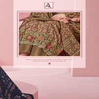 ALOK BEGUM WHOLESALE PURE VISCOSE RAYON FOIL PRINT WITH EMBROIDERY DESIGNER 3 PCS DRESS MATERIAL