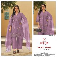 DEEPSY R-209 WHOLESALE PURE COTTON WITH HEAVY CHICKEN EMBROIDERY WORK READYMADE STYLISH PAKISTANI SUITS