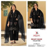 DEEPSY R-209 WHOLESALE PURE COTTON WITH HEAVY CHICKEN EMBROIDERY WORK READYMADE STYLISH PAKISTANI SUITS