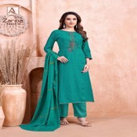 ALOK ZARINA VOL 10 VISCOSE RAYON MODERN PAKISTANI UNSTITCH 3PCS DRESS