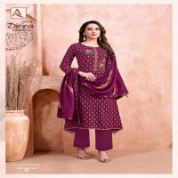 ALOK ZARINA VOL 10 VISCOSE RAYON MODERN PAKISTANI UNSTITCH 3PCS DRESS