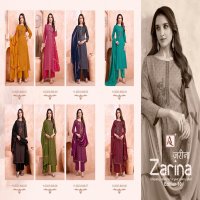 ALOK ZARINA VOL 10 VISCOSE RAYON MODERN PAKISTANI UNSTITCH 3PCS DRESS