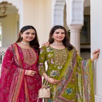 RADHIKA LIFESTYLE SAMAIRA VOL 1 VERTICAN PRINT CLASSIC READYMADE BIG SIZE 3PCS DRESS