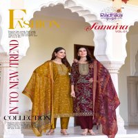 RADHIKA LIFESTYLE SAMAIRA VOL 1 VERTICAN PRINT CLASSIC READYMADE BIG SIZE 3PCS DRESS