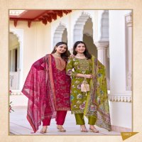 RADHIKA LIFESTYLE SAMAIRA VOL 1 VERTICAN PRINT CLASSIC READYMADE BIG SIZE 3PCS DRESS