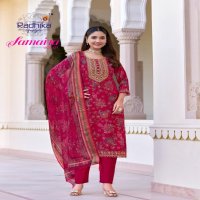 RADHIKA LIFESTYLE SAMAIRA VOL 1 VERTICAN PRINT CLASSIC READYMADE BIG SIZE 3PCS DRESS