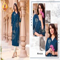 KKASHISH VOL 35 BY SHRUTI SUIT DAILY WEAR FULL STITCH PLUS SIZE LONG KURTIS
