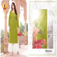 KKASHISH VOL 35 BY SHRUTI SUIT DAILY WEAR FULL STITCH PLUS SIZE LONG KURTIS