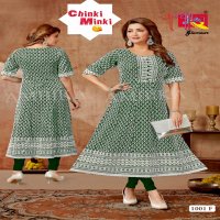 CHINKI MINKI BY AMBIKA RAYON FULLY STITCH DAILY WEAR COMBO KURTIS