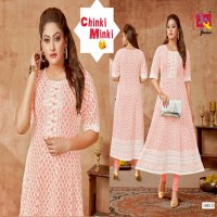 CHINKI MINKI BY AMBIKA RAYON FULLY STITCH DAILY WEAR COMBO KURTIS