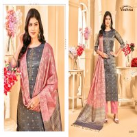VISHNU KHANAK BANARASI TUSSAR ELEGANCE STYLE DRESS MATERIALS