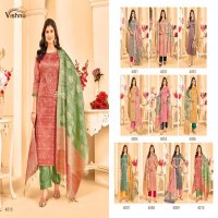 VISHNU KHANAK BANARASI TUSSAR ELEGANCE STYLE DRESS MATERIALS