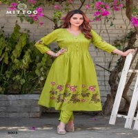MITTOO TANVIKA RAYON FULLY STITCH CLASSIC LONG GOWN FOR GIRLS