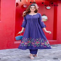 MITTOO TANVIKA RAYON FULLY STITCH CLASSIC LONG GOWN FOR GIRLS