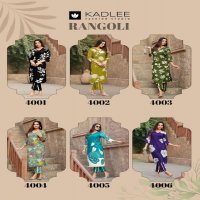 RANGOLI BY KADLEE RAYON READYMADE CLASSIC KURTI WITH PANT EXPORTS