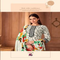 ALOK SUITS PRESENTS SUPER STAR 2 CLASSY COTTON TOP , BOTTOM WITH DUPATTA