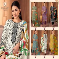 ALOK SUITS PRESENTS SUPER STAR 2 CLASSY COTTON TOP , BOTTOM WITH DUPATTA