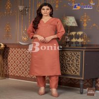 BONIE DISPLAYS NAINA VOL 5 UNIQUE READYMADE KURTI WITH PLAZZO