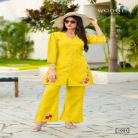 AESTHETICA BY WOOGLEE RASSIAN VISCOSE SILK FULLY STITCH CO-ORD FOR WOMENS
