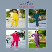 AESTHETICA BY WOOGLEE RASSIAN VISCOSE SILK FULLY STITCH CO-ORD FOR WOMENS