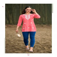 COLORS VOL 6 BY TIPS AND TOPS RAYON READYMADE CLASSIC TOPS FOR WOMENS