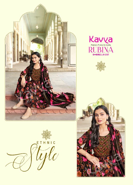 Kavya Rubina Vol-1 Wholesale Umbrella Cut Readymade Dresses