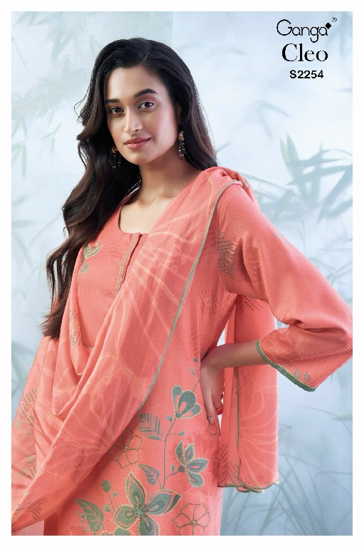 Ganga Cleo S2254 Wholesale Wool Pashmina Winter Dress
