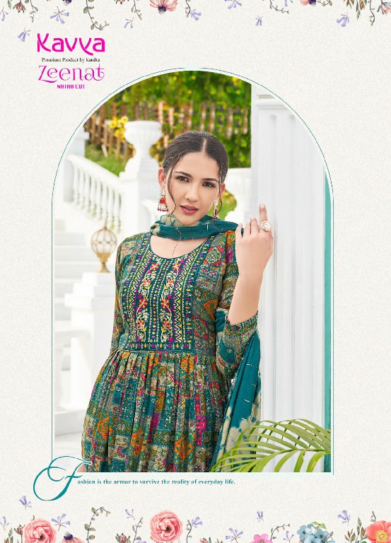 Kavya Zeenat Vol-5 Wholesale Naira Cut Ready Made Salwar Suits