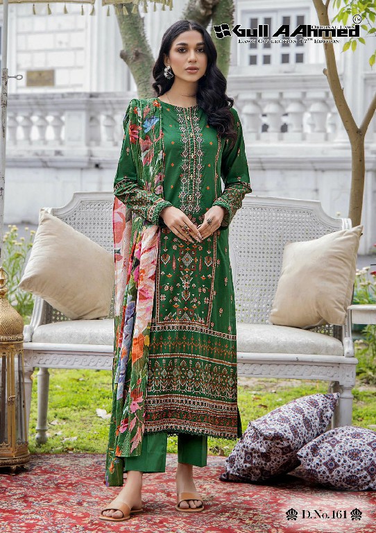 Gull Aahmed Lawn Collection Vol-17 Wholesale Pure Lawn Dress Material