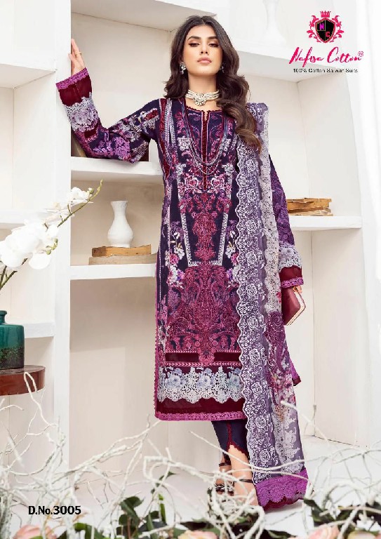 Nafisa Safina Karachi Suits Vol-3 Wholesale Cotton Dress Material