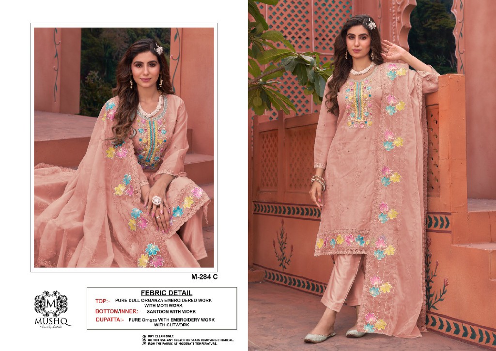 Mushq M-284 Wholesale Pakistani Concept Pakistani Suits
