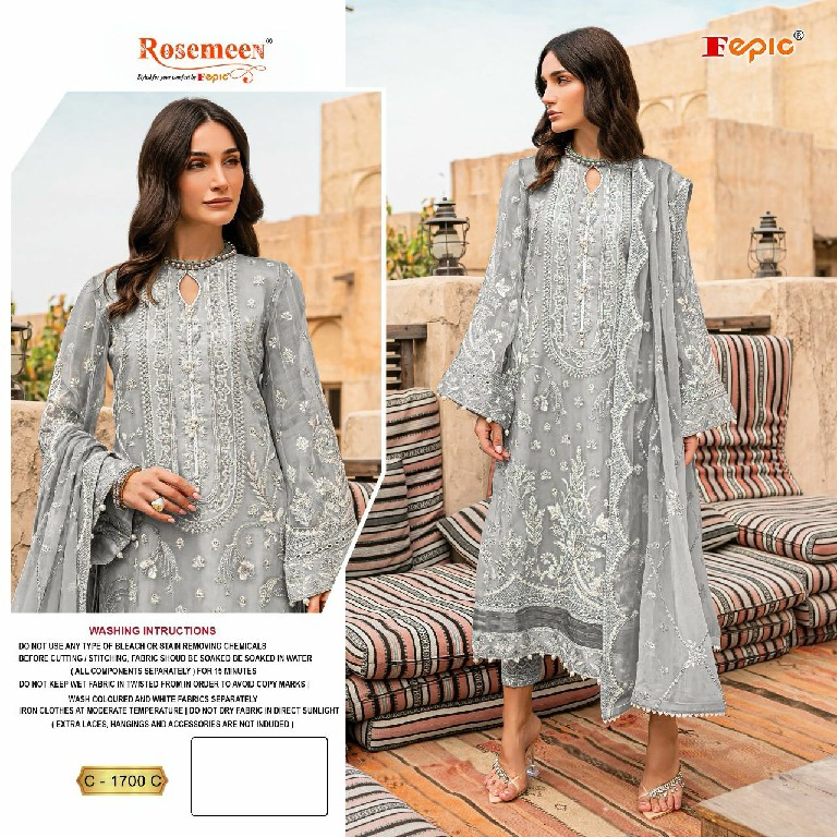 Fepic Rosemeen C-1700 Wholesale Pakistani Concept Suits
